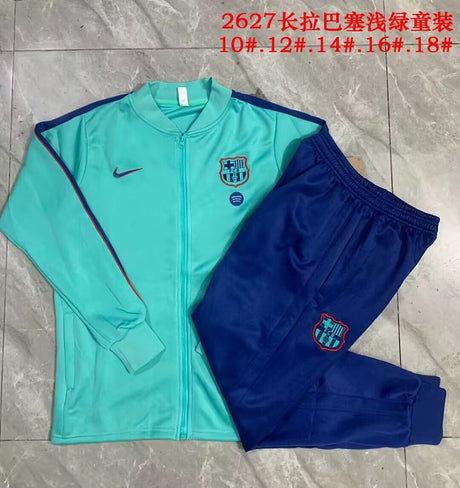 BARCELONA 2026/27 TRACKSUIT KIDS - Green