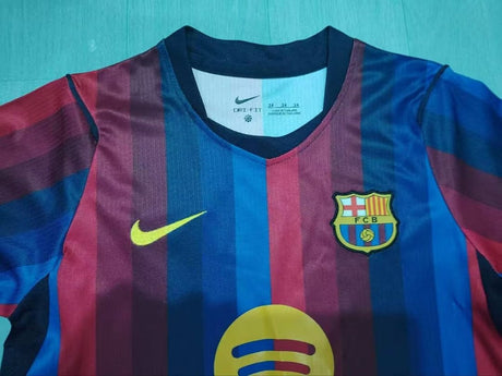 BARCELONA 2026/27 HJEMMEBANE SÆT BØRN - Lange ærmer