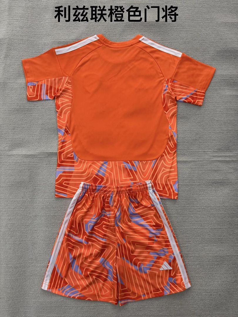 LEEDS UNITED 2026/27 GOALKEEPER KIT KIDS - Orange