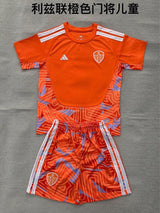 LEEDS UNITED 2026/27 GOALKEEPER KIT KIDS - Orange