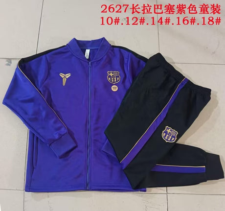BARCELONA 2026/27 TRACKSUIT KIDS - Purple