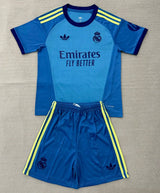 REAL MADRID 2026/27 KIT PORTIERE BAMBINO - Blu