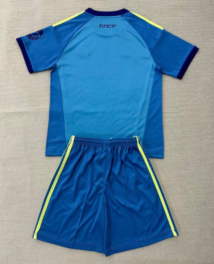 REAL MADRID 2026/27 KIT PORTIERE BAMBINO - Blu