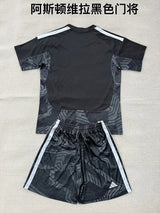 ASTON VILLA 2026/27 GOLEIRO KIT INFANTIL - Preto