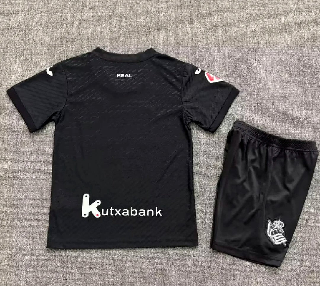 REAL SOCIEDAD 2026/27 AUSWÄRTS KINDER-SET - Schwarz