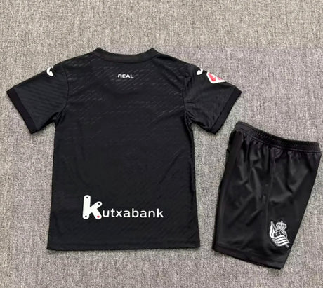 REAL SOCIEDAD 2026/27 AWAY KIT KIDS - Black