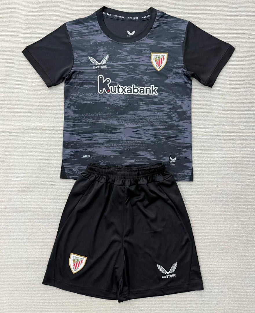 ATHLETIC BILBAO 2026/27 MÅLMANDSSÆT BØRN - Sort