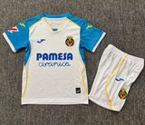 VILLARREAL 2026/27 AWAY KIT BAMBINO - Bianco