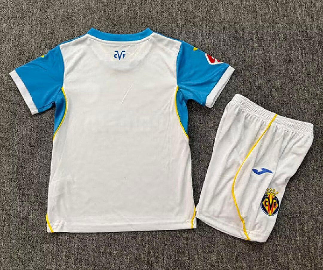 VILLARREAL 2026/27 AWAY KIT BAMBINO - Bianco