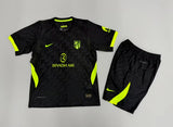 ATLETICO MADRID 2026/27 AWAY KIT KIDS - Black, Player Version