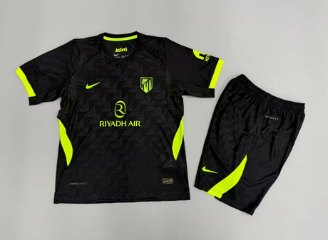ATLETICO MADRID 2026/27 AWAY KIT BAMBINO - Nero, Versione giocatore