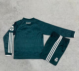 REAL MADRID 2026/27 KIT EXTÉRIEUR ENFANT - Vert, Manches longues
