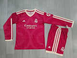 REAL MADRID 2026/27 THIRD KIT KIDS - Pink, Long Sleeve