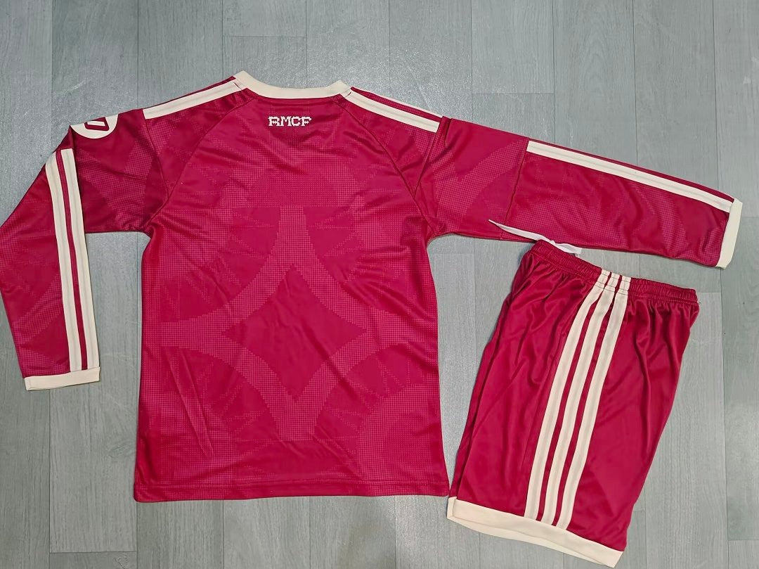 REAL MADRID 2026/27 THIRD KIT KIDS - Pink, Long Sleeve