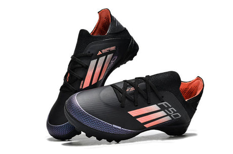 Adidas F50 Enfant TF - Noir/Corail