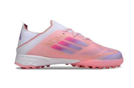 Adidas F50 Enfant TF - Rose/Blanc
