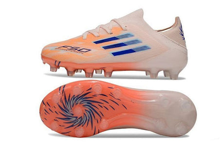 Adidas F50 Enfant FG - Pêche/Bleu