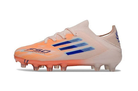Adidas F50 Enfant FG - Pêche/Bleu