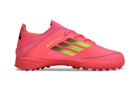 Adidas F50 Enfant TF - Rose/Volt