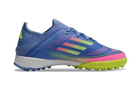 Adidas F50 Enfant TF - Bleu/Rose