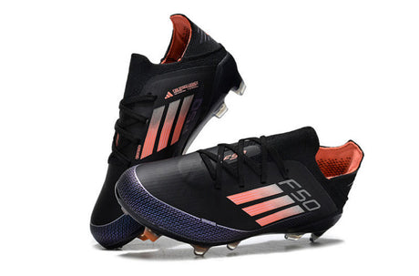 Adidas F50 Enfant FG - Noir/Corail