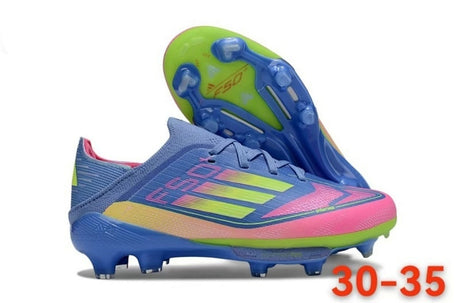 Adidas F50 Enfant FG - Bleu/Or