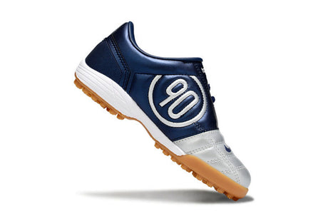 Nike Total 90 III Bambino TF - Argento/Blu Navy