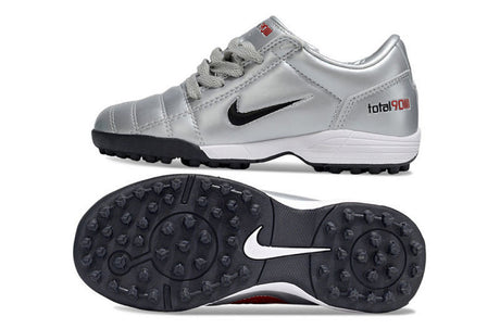 Nike Total 90 III Bambino TF - Argento/Rosso