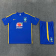 BRAZIL 2026/27 KIDS TRAINING KIT SHIRT + SHORT - Blue