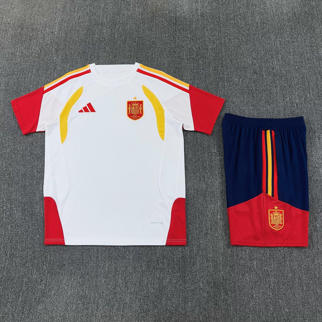 SPAIN 2026/27 KIDS TRAINING KIT SHIRT + SHORT - White