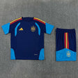 SPAIN 2026/27 KIDS TRAINING KIT SHIRT + SHORT - Navy