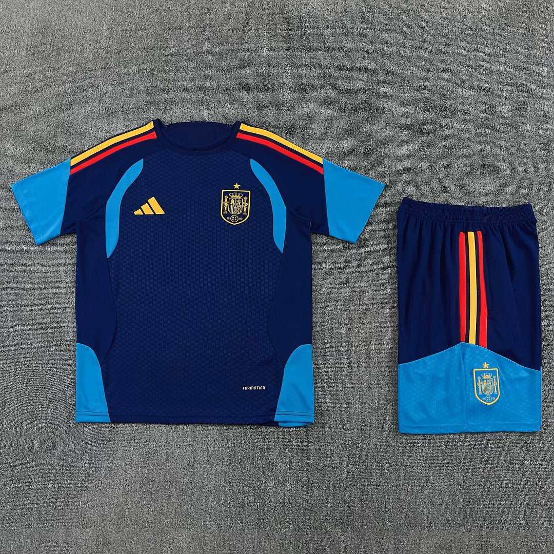 SPAIN 2026/27 KIDS TRAINING KIT SHIRT + SHORT - Navy