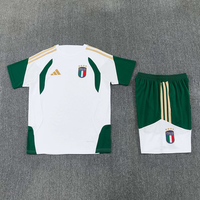 ITALY 2026/27 KIDS TRAINING KIT SHIRT + SHORT - White