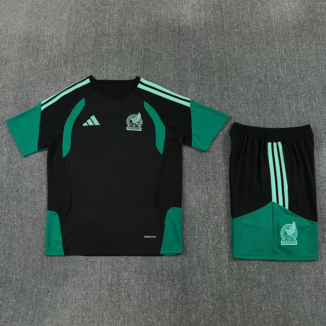 MEXICO 2026/27 KIDS TRAINING KIT SHIRT + SHORT - Black
