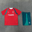 PORTUGAL 2026/27 KIDS TRAINING KIT SHIRT + SHORT - Red