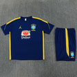 BRAZIL 2026/27 KIDS TRAINING KIT SHIRT + SHORT - Navy