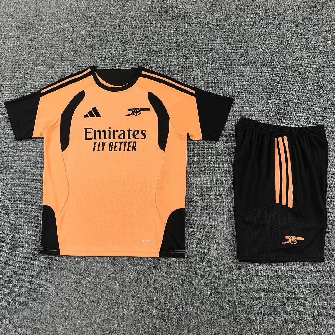 ARSENAL 2026/27 KIDS TRAINING KIT SHIRT + SHORT - Orange