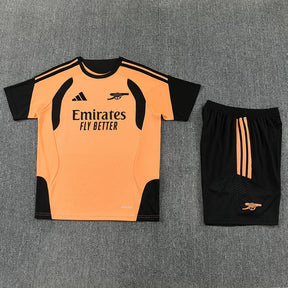 ARSENAL 2026/27 KIDS TRAINING KIT SHIRT + SHORT - Orange