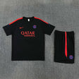 PARIS SAINT-GERMAIN 2026/27 KIDS TRAINING KIT SHIRT + SHORT - Black