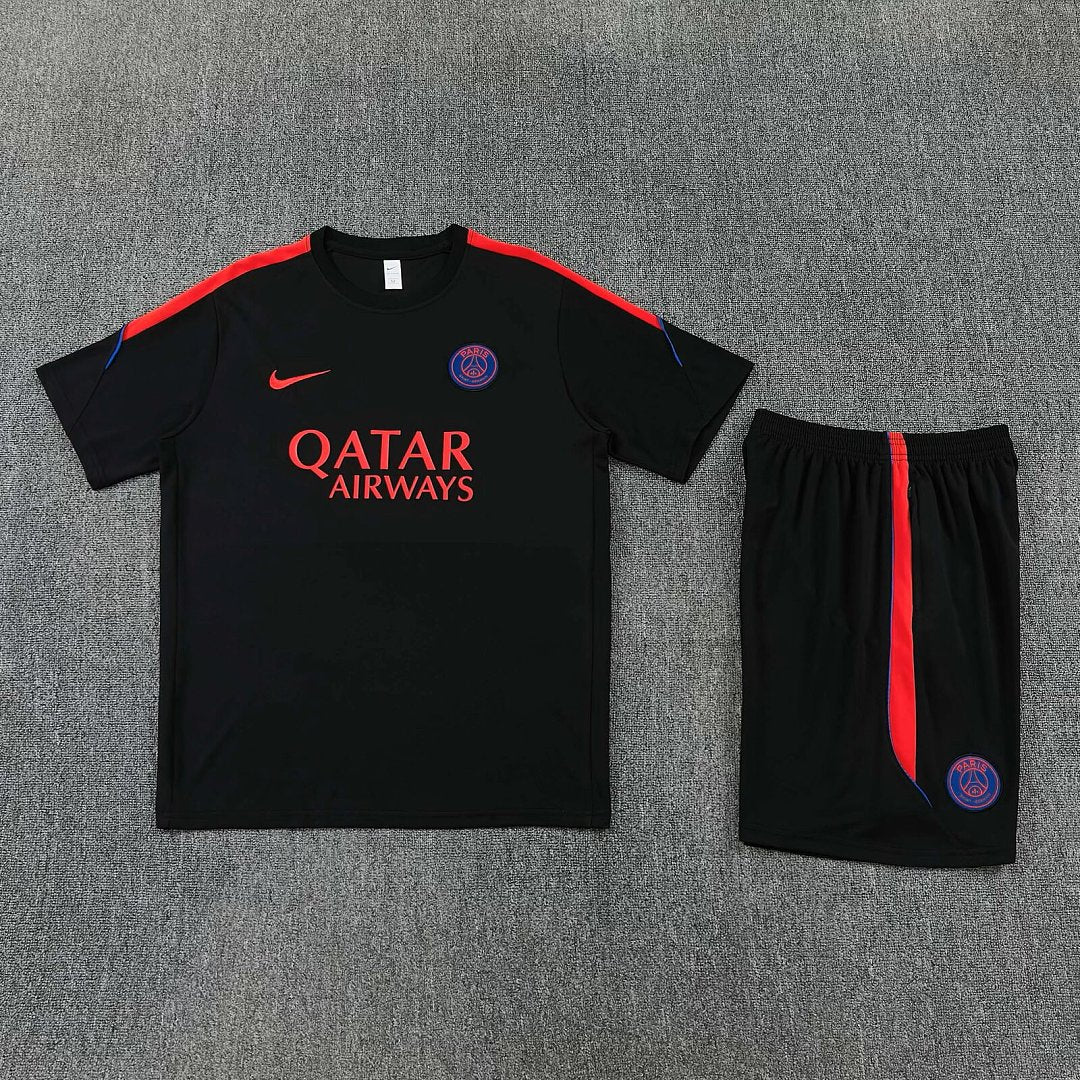PARIS SAINT-GERMAIN 2026/27 KIDS TRAINING KIT SHIRT + SHORT - Black