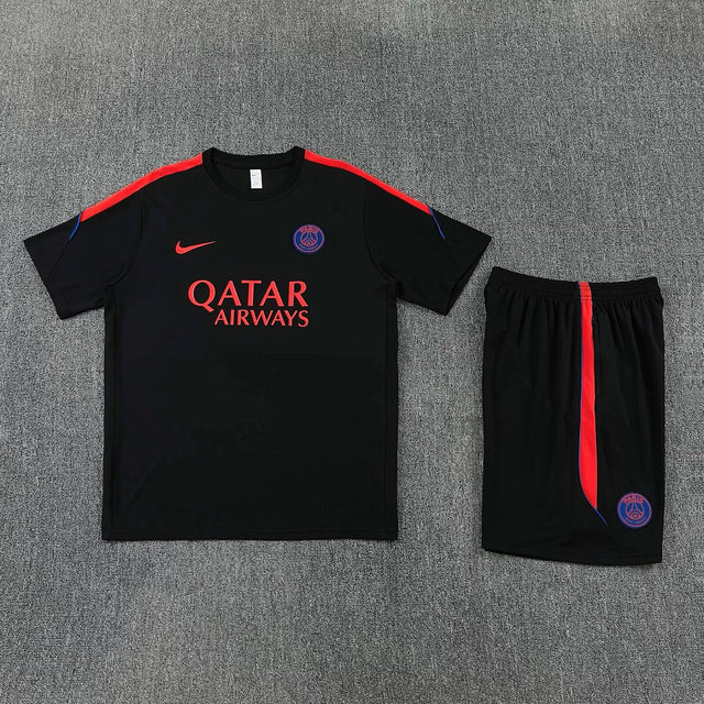 PARIS SAINT-GERMAIN 2026/27 KIDS TRAINING KIT SHIRT + SHORT - Black