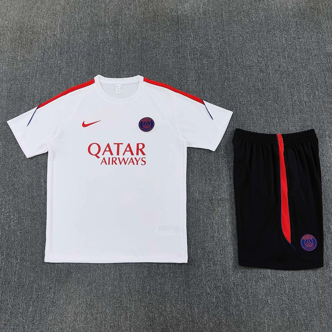PARIS SAINT-GERMAIN 2026/27 KIDS TRAINING KIT SHIRT + SHORT - White