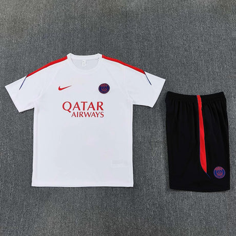 PARIS SAINT-GERMAIN 2026/27 CONJUNTO DE ENTRENAMIENTO NIÑO CAMISETA + PANTALÓN CORTO - Blanco