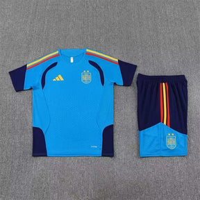 SPAIN 2026/27 KIDS TRAINING KIT SHIRT + SHORT - Light Blue