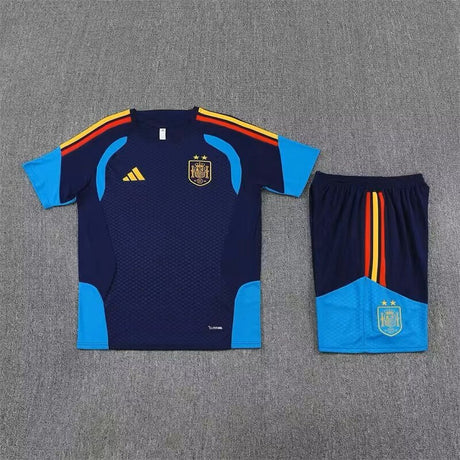 ESPAÑA 2026/27 CONJUNTO DE ENTRENAMIENTO NIÑO CAMISETA + PANTALÓN CORTO - Azul Marino