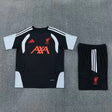 LIVERPOOL 2026/27 KIDS TRAINING KIT SHIRT + SHORT - Black