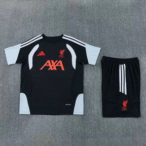 LIVERPOOL 2026/27 KIDS TRAINING KIT SHIRT + SHORT - Black