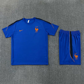 FRANCE 2026/27 KIDS TRAINING KIT SHIRT + SHORT - Blue