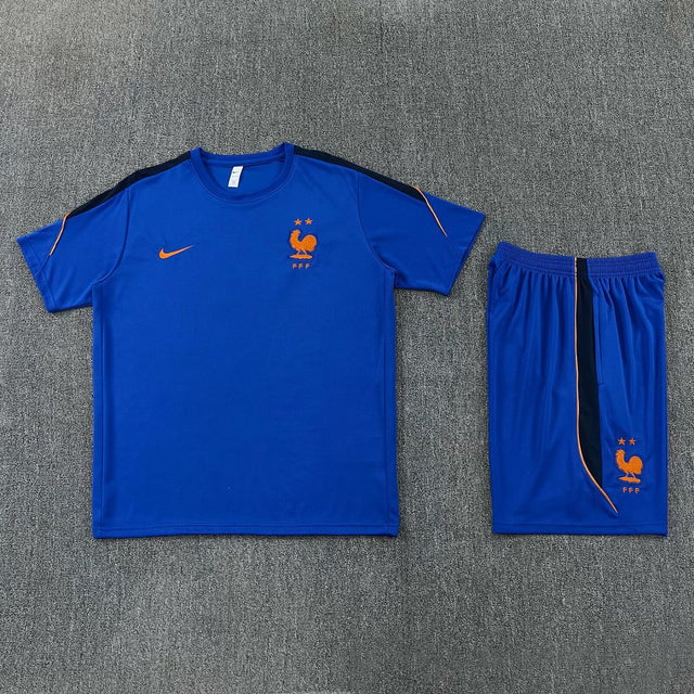 FRANCE 2026/27 KIDS TRAINING KIT SHIRT + SHORT - Blue