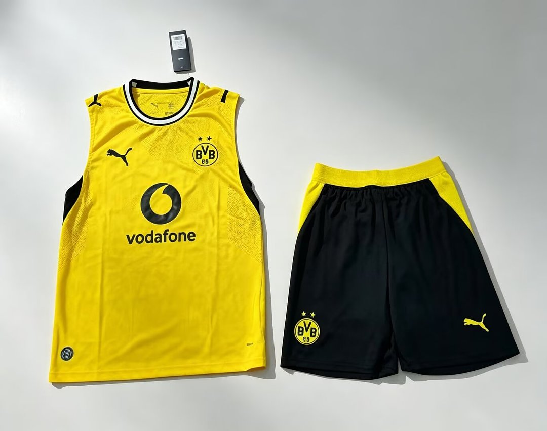 BORUSSIA DORTMUND 2026/27 KIDS TANK TOP + SHORTS - Home
